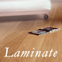 Picture of Quickstep planked laminate flooring with cd case